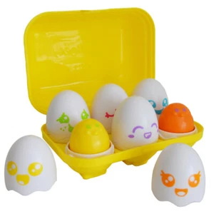 TOMY TOOMIES PLAY TO LEARN HIDE N SQUEAK EGGS BABY TOY - E73560 - Picture 1 of 10