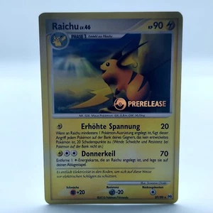 Pokemon TCG Karte - Platin Arceus Nr. 27/99 Raichu Deutsch Pre Release Stamp - Bild 1 von 4