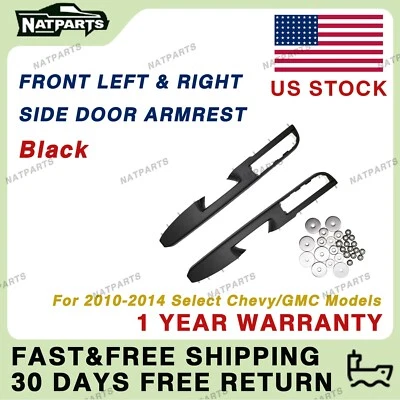 Par de manijas de reposabrazos de puerta delantera para modelos 10-14 seleccionados Chevrolet/GMC Foto 1 de 4