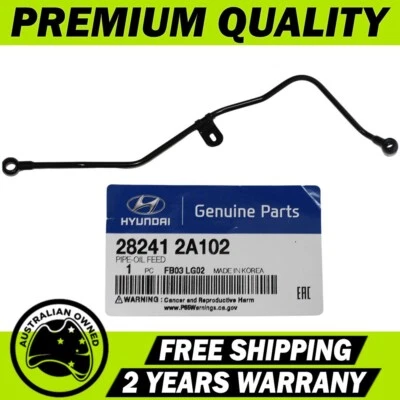 Tubo de alimentación de aceite turbo cargador original para Hyundai Accent 1,5 L Foto 1 de 4