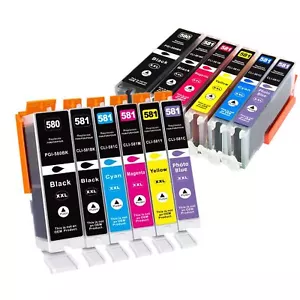 12x Druckerpatronen für CANON TS8251 TS8252 TS8350 TS8350a TS8351 TS8351a TS8352 - Bild 1 von 1