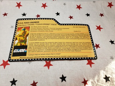 GI Joe File Cards Pick Your Card Resolute ARAH 25th Cover