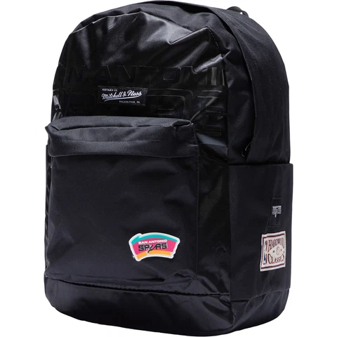 Mitchell & Ness Black San Antonio Spurs Team Backpack Cover