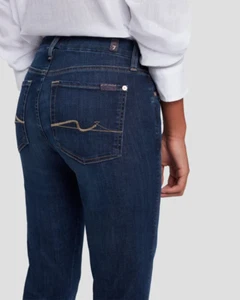 7 For All ManKind Women's Kimmie Mid Rise Bootcut Size 24 - Picture 1 of 11