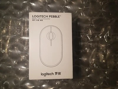 MOUSE USB OPTICAL Logitech Pebble ROSE/PINK LOGITECH New 910- 005575 QUIET - Image 1 of 4