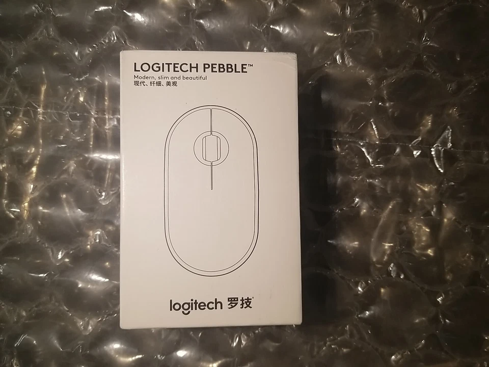 MOUSE USB OPTICAL Logitech Pebble ROSE/PINK LOGITECH New 910- 005575 QUIET - Image 1 of 4