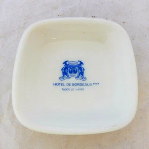 Cendrier Ashtray publicitaire - HOTEL DE BORDEAUX*** LE HAVRE 10 cm x 10 cm - Picture 1 of 1