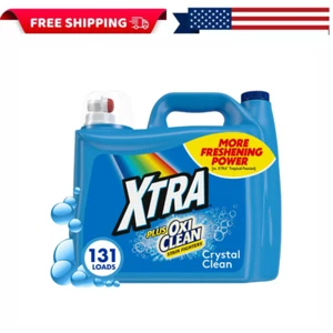 ( 1 Pack ) Xtra Plus OxiClean, 131 Loads Liquid Laundry Detergent, 203.1 FL oz - Picture 1 of 12