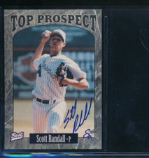 1997 Best Carolina League Top Prospects Scott Randall #29 signed auto autograph