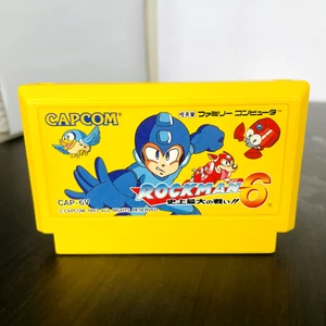 Rockman 6 Nintendo Famicom Capcom 1993 Japanese Version CAP-6V Mega Man Rare - Picture 1 of 24