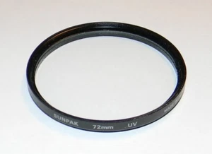 Sunpak - 72mm UV Filter - Camera Lens Filter - Picture 1 of 1