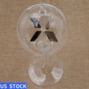 Crookes Radiometer Spinning Vanes Glass Light Mill Educational Ornament Decor US - Picture 1 of 4