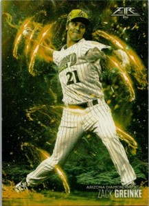 2018 Topps Fire Gold Minted #FF-4 Flame Thowers Zack Greinke Diamondbacks