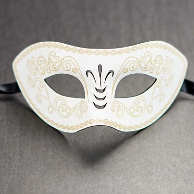Leather Masquerade Mask, Masquerade Mask, Leather Mask, Mardi Gras Masquerade  - Image 1 of 2
