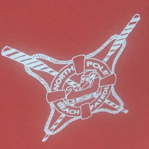 North Pole Beach Patrol Santa Tank Top Men Size M - Picture 1 of 10