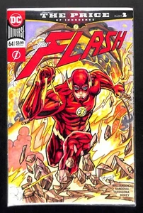 THE FLASH 64 SKETCH VARIANT COVER ART BY Sharmaene Vitto - Picture 1 of 1