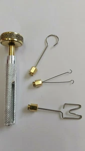 LG Dubbing Twister Set with Bearings & 3 heads and Hair Packer FLY TYING TOOLS - Picture 1 of 5
