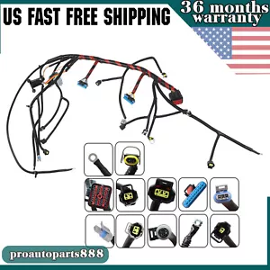 For 2002 2003 Ford Super Duty F250 F350 F450 F550 7.3L Engine Wiring Harness - Picture 1 of 11