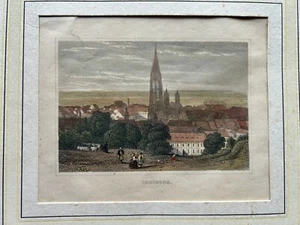 ALTER DRUCK - mit Passepartout - FREIBURG - Bild 1 von 7