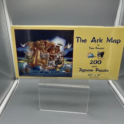 Sunsout Inc The Ark Map 200 pc Childrens Jigsaw Puzzle Tom Pansini - NEW sealed - Image 1 of 4