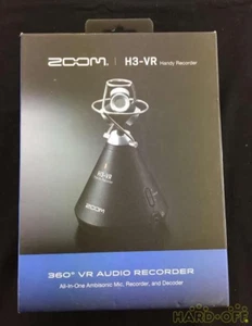 ZOOM Handy Recorder H3-VR 360 Nero Registratore Audio Realtà Virtuale Usato Giappone - Foto 1 di 7