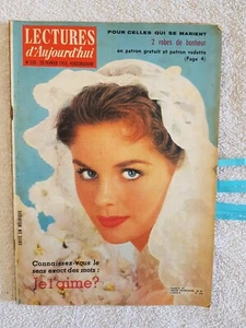 LECTURES D'AUJOURD'HUI N°339 28/2/1959 CLARK GABLE INGRID BERGMAN ROMAN DESSINE - Picture 1 of 12