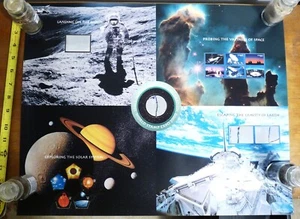 United States US stamps Scott 3409-3413 Space holograms 5 MINT Uncut panes 2000 - Picture 1 of 6