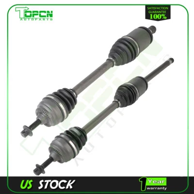 2 x Front Fits BMW 528i 535d 535i 550i 640i 650i xDrive AWD Left Right CV Axles - Image 1 of 4