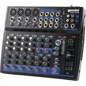 Gemini GEM-08USB 8 Channel Bluetooth Audio Mixer Pack - Picture 1 of 5