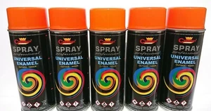 Lackspray RAL 2004 Sprühfarbe Sprühlack Spraydose Lack Farbe 400 ml - 5 Stück - Bild 1 von 1