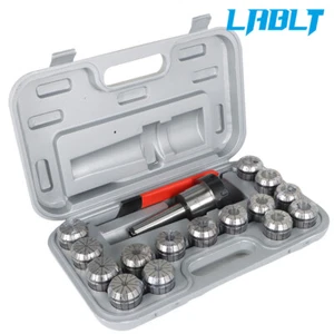 LABLT 17Pcs MT3 ER-40 Set Spring Collet Chuck Set For Milling & Drilling - Picture 1 of 12