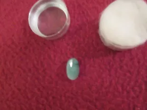 Pietra preziosa sfusa smeraldo ovale verde originale - Foto 1 di 7