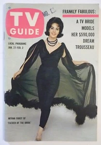 Missouri Jan27 1962 TV Guide MYRNA FAHEY Leave It To Beaver TONY DOW Bob Newhart - Imagen 1 de 7