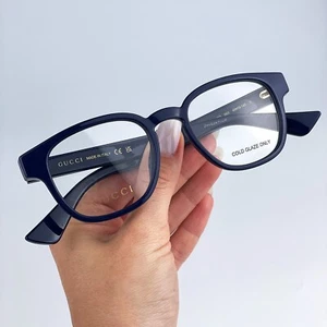 Gucci occhiali da vista donna blu demo ovale quadrato GG1343O 003 NUOVI - Foto 1 di 12