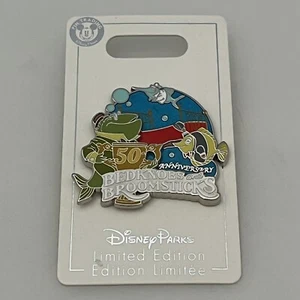 Disney Parks Limited Edition Bedknobs And Broomsticks 50th Anniversary Pin Fish - Picture 1 of 8