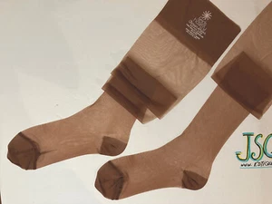 3 PAIR’S VINTAGE FLAT KNIT RHT NYLON STOCKINGS 9 1/2 X 28 Silky Seamless HOSIERY - Picture 1 of 12
