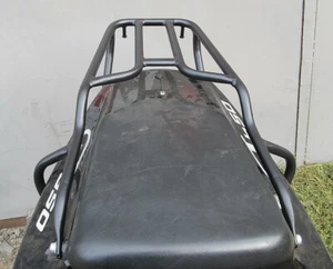 HYOSUNG COMET 250 / GT 250 REAR LUGGAGE RACK CARRIER BLACK MOTORCYCLE BIKE - Picture 1 of 4