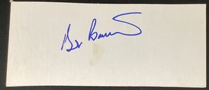 Roger Bannister Signed Thick Stock Card Cut Track & Field 4 Min Mile Auto JSA - Picture 1 of 2