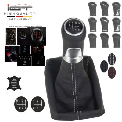 Bolsa de palanca de cambios ICT cuero para Mazda 2 DY DE DL DJ iluminada LED nueva Foto 1 de 4