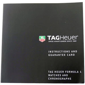 TAG HEUER FORMULA 1 UHREN & CHRONOGRAPHEN ANLEITUNG & GARANTIEKARTENHEFT - Bild 1 von 2