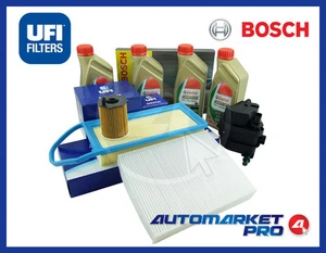 KIT FILTRI TAGLIANDO + OLIO BOSCH UFI CITROEN C3 II HDi 70 1.4 1400CC 50KW 68CV - Foto 1 di 1