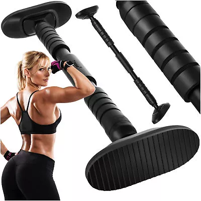 TRIZAND Klimmzugstange für Tür Wand Einstellbar 69-92cm Drehverriegelung bis 180kg 24784