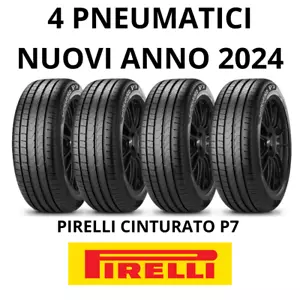 4 Gomme Estive Pirelli 225/40 R18 92Y CINTURATO P7 (AO) DOT2024 Dot2024/2023 - Foto 1 di 5