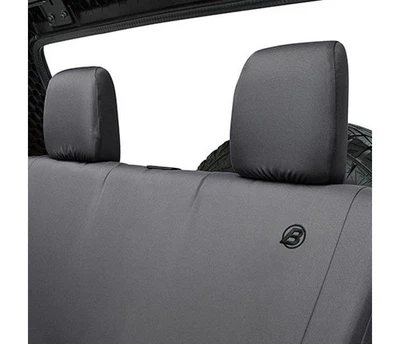 Cubierta de asiento trasero de poliéster Bestop negro diamante para Jeep JK 4 PUERTAS 29281-35 Foto 1 de 2