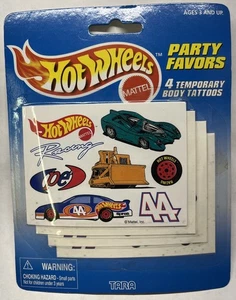 Hot Wheels Temporary tattoo Set. New In Package. Great Gift For Hot Wheels Lover - Picture 1 of 2