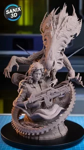 FIGURINE Ellen Ripley ( ALIENS )  figurine fan art - Picture 1 of 2