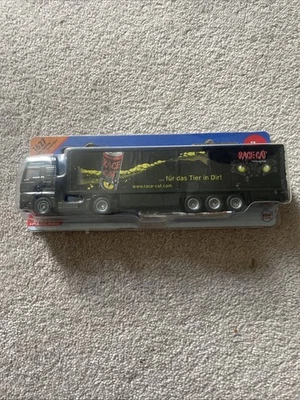 siku black race cat energy drink truck and trailer scale 1:55 1627 - Image 1 of 4
