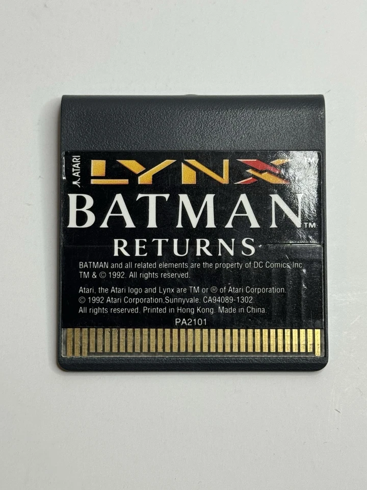 Batman Returns Atari Lynx 1992 Video Game Cartridge Only Clean! - Image 1 of 2