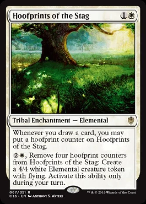 Hoofprints of the Stag - Medium Play MTG Commander 2016 Edition - Image 1 of 1
