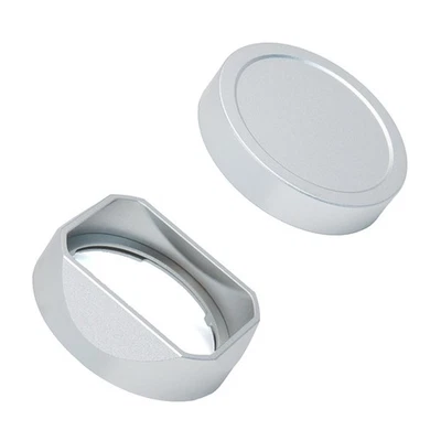 For Voigtlander NOKTON 35mm F1.5 TYPE I II Metal Lens Hood Replace LH-12 Silver - Image 1 of 4